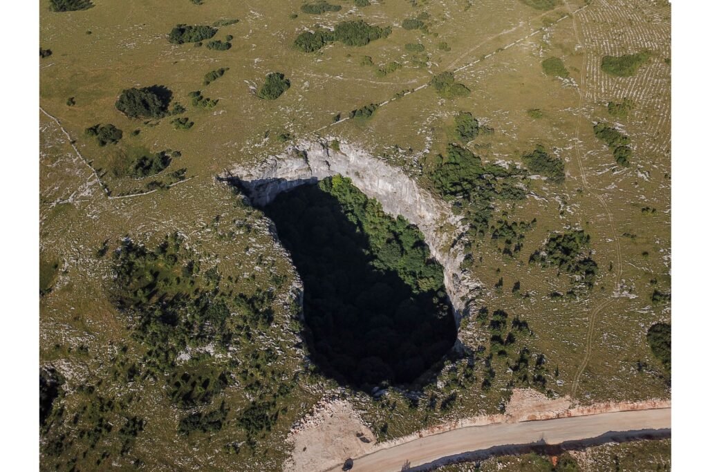 Barranco visto de cima.