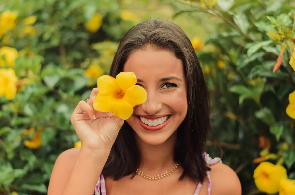 mulher sorrindo